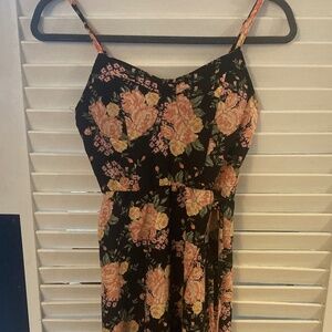 Lily Rose Black & Pink Floral  XS